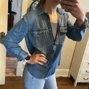 Madewell denim top